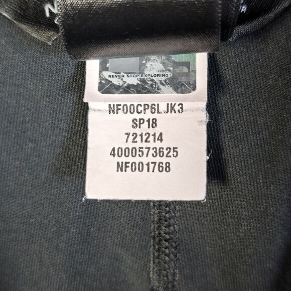 The North Face Womens Leggings M Black Capri Athletic Yoga Stretch Workout Logo - Picture 8 of 16